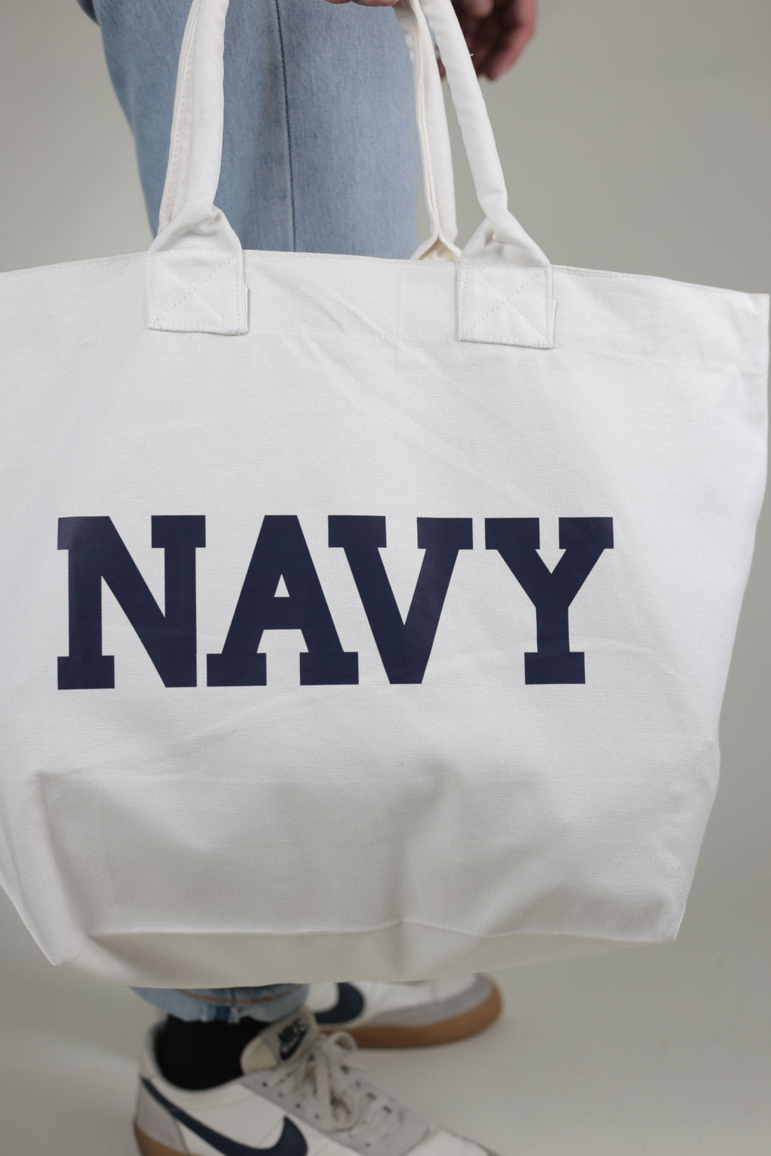 Navy Tote Bag